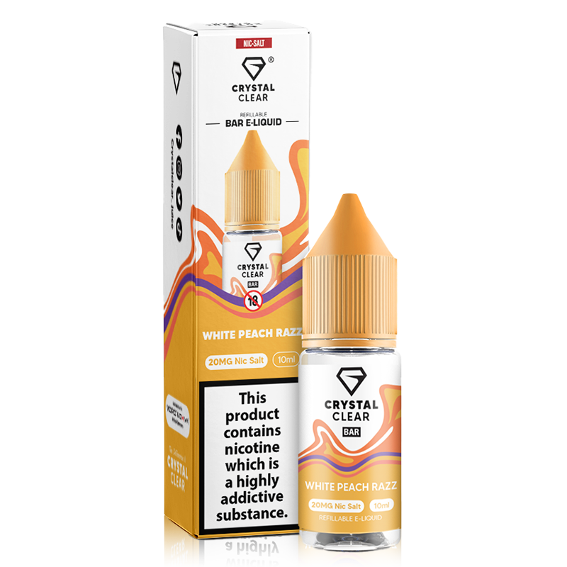 Crystal Clear Bar - White Peach Razz 20mg - 10ml